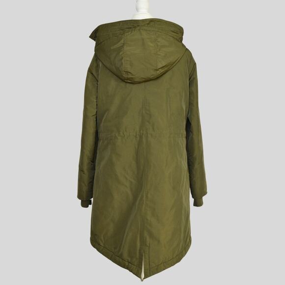 GAP Women's PrimaLoft® luxe parka Green Size S - Picture 5 of 10